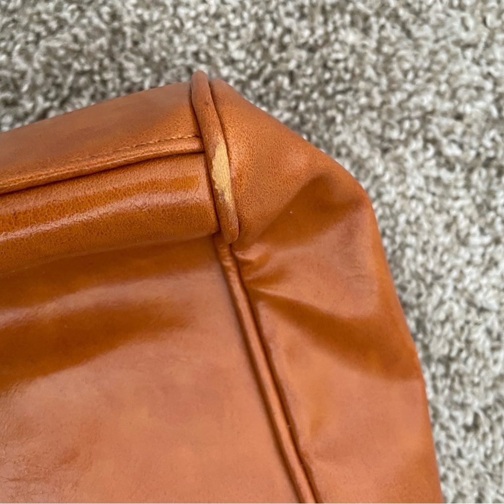 Coach Brown Leather Town Tote Satchel Bag - Picture 9 of 12